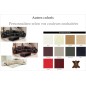Canapé d'angle en cuir italien 7 places EVITA, couleur personnalisée, angle droit Canapé d'angle en cuir italien 7 places EVITA, couleur personnalisée, angle droit