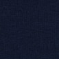 Canapé 3 places convertible tissu bleu foncé et simili blanc, coffre, CALIN