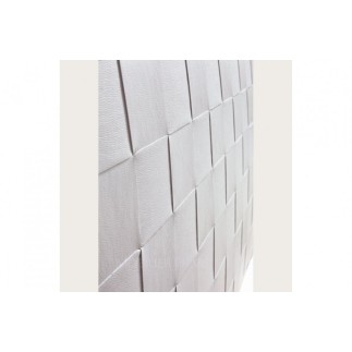 Lit en cuir italien de luxe ORPHEE, blanc