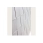 Lit en cuir italien de luxe ORPHEE, blanc, 160x200