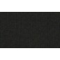 Canapé d'angle convertible en tissu luxe noir et simili cuir blanc cassé, 5 places, avec coffre, angle droit (vu de face) - RICC