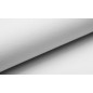 Canapé d'angle convertible en tissu luxe noir et simili cuir blanc cassé, 5 places, avec coffre, angle droit (vu de face) - RICC