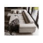 - Canapé d'angle convertible en tissu luxe 5 places, ANNECY, couleur beige clair, angle gauche - Canapé d'angle convertible en tissu luxe 5 places, ANNECY, couleur beige clair, angle gauche