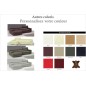 Canapé d'angle en cuir italien 5 places PERLE, couleur personnalisée, angle gauche Canapé d'angle en cuir italien 5 places PERLE, couleur personnalisée, angle gauche