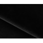 Canapé d'angle convertible en tissu velours luxe, rangement - noir, angle gauche (vu de face), ROXANE VELOURS, 4 places