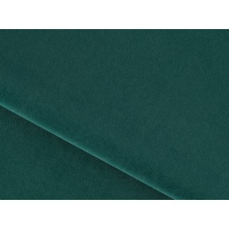 Canapé d'angle convertible en tissu velours luxe, rangement - vert foncé, angle droit (vu de face), ROXANE VELOURS