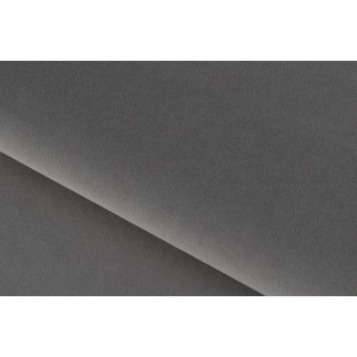 Canapé d'angle convertible en tissu velours luxe, rangement - gris, angle gauche (vu de face), ROXANE VELOURS
