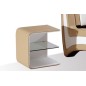 Chevet de qualité supérieure ELVIN, beige (gauche)