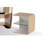 Chevet de qualité supérieure ELVIN, beige (droit).