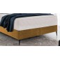 Ensemble lit + sommier + matelas en tissu velours cuivre - 140x200 cm - BLASIO de VENESETTI