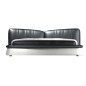 Lit en cuir italien de luxe PRESTIGIO, noir et blanc, 160x200