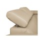 Canapé d'angle en cuir italien de luxe 5 places ASTRA, beige, angle droit
