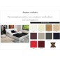Lit design en cuir italien de luxe SPIRIT, personnalisé, 140x190