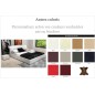 Lit design en cuir italien de luxe SPIRIT, personnalisé, 180x200