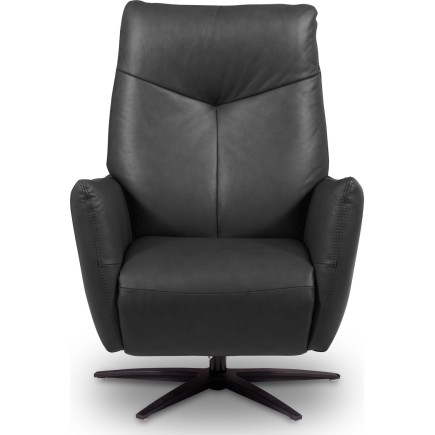 Fauteuil relax électrique en 100% tout cuir épais luxe italien