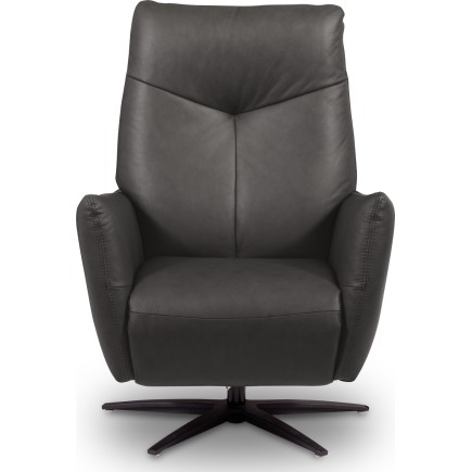 Fauteuil relax électrique en 100% tout cuir épais luxe italien