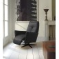 Fauteuil relax électrique en 100% tout cuir épais luxe italien, couleur stone, CLAUDIO, 2 moteurs Fauteuil relax électrique en 100% tout cuir épais luxe italien, couleur stone, CLAUDIO, 2 moteurs
