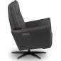Fauteuil relax électrique en 100% tout cuir épais luxe italien, couleur stone, CLAUDIO, 2 moteurs Fauteuil relax électrique en 100% tout cuir épais luxe italien, couleur stone, CLAUDIO, 2 moteurs