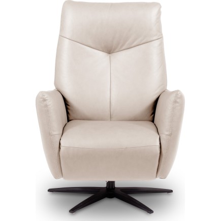 Fauteuil relax électrique en 100% tout cuir épais luxe italien