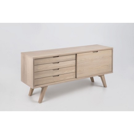 Buffet design en bois de qualité ISTEN, Bois clair