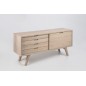 Buffet design en bois de qualité ISTEN, Bois clair