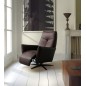 Fauteuil relax électrique en 100% tout cuir épais luxe italien, chocolat, CLAUDIO, 2 moteurs Fauteuil relax électrique en 100% tout cuir épais luxe italien, chocolat, CLAUDIO, 2 moteurs