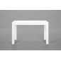 Bureau design nordique en bois lacqué ANFA, blanc