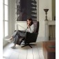 Fauteuil relax électrique en 100% tout cuir épais luxe italien, chocolat, CLAUDIO, 2 moteurs Fauteuil relax électrique en 100% tout cuir épais luxe italien, chocolat, CLAUDIO, 2 moteurs