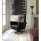 Fauteuil relax électrique en 100% tout cuir épais luxe italien, chocolat, CLAUDIO, 2 moteurs Fauteuil relax électrique en 100% tout cuir épais luxe italien, chocolat, CLAUDIO, 2 moteurs
