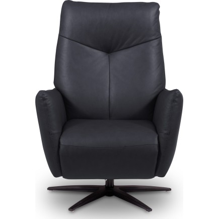 Fauteuil relax électrique en 100% tout cuir épais luxe italien