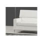 Fauteuil 1 place en cuir italien XENIA, blanc
