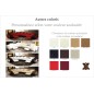 Canapé d'angle en cuir italien : 5/6 places PETIT EXCELIA, couleur peronnalisée, angle gauche, Personnalisé