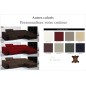 Canapé d'angle double relax en cuir de buffle italien de luxe 5 places BiRELAX, couleur personnalisée, angle droit
