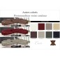 Canapé d'angle en cuir buffle italien de luxe 7 places LONDRES couleur personnalisée, angle droit