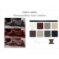 Canapé d'angle avec un relax électrique en cuir de buffle italien de luxe 6 places BOSTON couleur personnalisée, angle gauche
