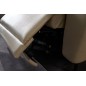 - Canapé d'angle en cuir buffle italien de luxe 6/7 places LORENZO, beige, angle gauche