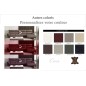 Canapé d'angle en cuir buffle italien de luxe 6/7 places MATTEO, couleur personnalisée, angle droit