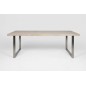 Table à manger design en chêne, ARVINE, Beige