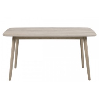 Table à manger design bois massif clair, NAXIS