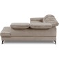 Canapé d'angle avec relax électrique tissu bouclette sensation velours, 5/6 places SINATRA, beige foncé, angle droit Canapé d'angle avec relax électrique tissu bouclette sensation velours, 5/6 places SINATRA, beige foncé, angle droit