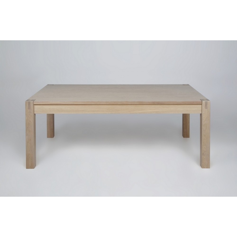 Table à manger design chêne COZINI, Bois clair
