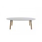 Table à manger design laqué blanc, BERINI