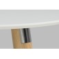 Table à manger design laqué blanc, BERINI