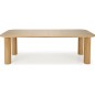 Table extensible (160 à 240) rectangulaire en chêne naturel, ELEFI, Bois