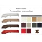 Canapé d'angle en 100% Tout Cuir italien 7 places PRESTIGO, couleur personnalisée, angle gauche