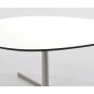 Table basse design, blanche PIZONI