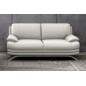 Canapé 3 places en cuir LUXE italien MARINI, gris clair