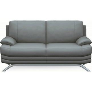 Fauteuil 1 place en cuir LUXE italien MARINI, rouge