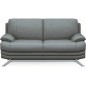 Fauteuil 1 place en cuir LUXE italien MARINI, rouge