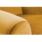 Fauteuil relax manuel, velours moutarde de qualité, AGNELO 2, Fauteuil 1 place